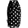 Lindy Lou Black and White Polka Dot PVC Messenger Bag / Flapover Bag