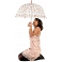Lindy Lou Cupcakes Windproof Domed Umbrella / Dome Brolly