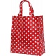 Lindy Lou Red and White Polka Dot PVC Shopping Tote Bag / Shopper