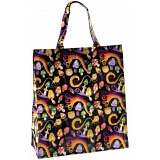 Lindy Lou Psychedelic Mushroom PVC Shopping Tote Bag / Shopper
