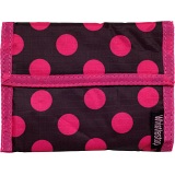 Lindy Lou Whistlestop Polka Dot Spots Velcro Rip Surf Wallet Black