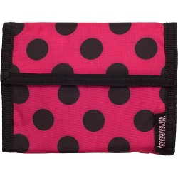 Lindy Lou Whistlestop Polka Dot Spots Velcro Rip Surf Wallet Pink