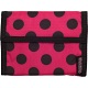 Lindy Lou Whistlestop Polka Dot Spots Velcro Rip Surf Wallet Pink
