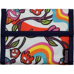 Lindy Lou Whistlestop Psychedelic Woodland Velcro Rip Surf Wallet Navy