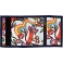 Lindy Lou Whistlestop Psychedelic Woodland Velcro Rip Surf Wallet Navy