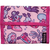 Lindy Lou Whistlestop Underwater Scene Velcro Rip Surf Wallet Pink