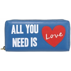 Lyla and Tilly All You Need Is Love Large Leather Purse