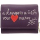 Lyla and Tilly A Dream Is A Wish Your Heart Makes Leather Purse