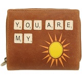 Lyla and Tilly You Are My Sunshine Leather Applique Purse