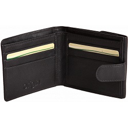 Mala Leather Origin Leather Tab Wallet with Coin Tray Pocket