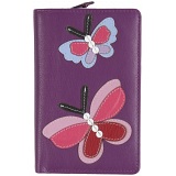 Mala Leather Butterfly Tall Purse