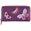 Mala Leather Butterfly Zip Round Purse Purple