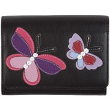 Mala Leather Butterfly Flap Over Purse