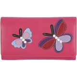 Mala Leather Butterfly Flap Over Purse