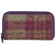 Mala Leather Abertweed Zip Round Purse