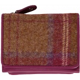 Mala Leather Abertweed Tri Fold Purse