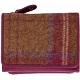 Mala Leather Abertweed Tri Fold Purse