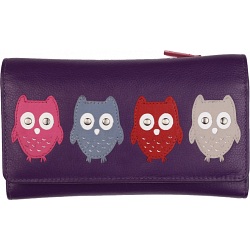 Mala Leather Kyoto Large Flap Over Purse