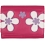 Mala Leather Enya Medium Flap Over Leather Purse Pink