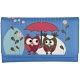 Mala Leather Bluebell Owls Large Flap Over Purse