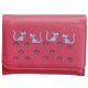 Mala Leather Poppy Cat Medium Flap Over Leather Purse