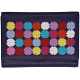 Mala Leather Ruby Tri Section Leather Purse