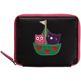 Mala Leather Kyoto Small Leather Zip Around Purse