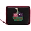Mala Leather Kyoto Small Leather Zip Around Purse Black