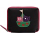 Mala Leather Kyoto Small Leather Zip Around Purse