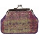 Mala Leather Abertweed Clip Top Frame Coin Purse