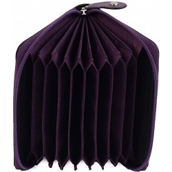 Mala Leather Origin Zip Around Leather Concertina Card Holder