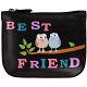 Mala Leather Pinky Best Friend Leather Zip Top Coin Purse