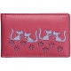 Mala Leather Poppy Cat Leather ID Holder