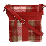 Mala Leather Abertweed Wool / Leather Across Body Bag