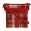 Mala Leather Abertweed Wool / Leather Across Body Bag Red