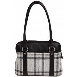 Mala Leather Abertweed Large Shoulder Bag / Leather Handbag