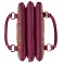 Mala Leather Abertweed Tri Zip Leather Handbag / Grab Bag