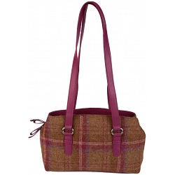 Mala Leather Abertweed Wool / Leather Shoulder Bag