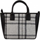 Mala Leather Abertweed Leather Grab Bag / Wool Handbag