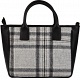 Mala Leather Abertweed Leather Grab Bag / Wool Handbag