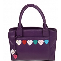 Mala Leather Lucy Grab Bag / Leather Handbag