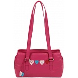 Mala Leather Lucy Three Section Leather Shoulder Bag