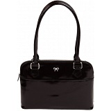 Mala Leather Allure Luxury Patent Leather Shoulder Bag