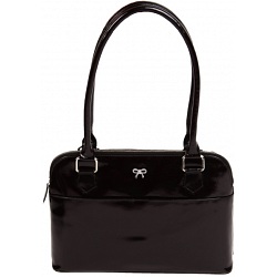 Mala Leather Allure Luxury Patent Leather Shoulder Bag