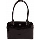 Mala Leather Allure Luxury Patent Leather Shoulder Bag