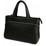 Mala Leather Classic Contrast Grab Bag / Handbag