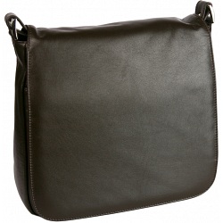 Mala Leather Large Flap Over Shoulder Bag  / Handbag