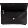 Mala Leather Caja - Small Flower Applique Tri Section Purse