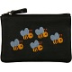 Mala Leather Pinky Purse - Bee Swarm Coin Purse
