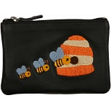 Mala Leather Pinky Purse - Beehive Coin Purse